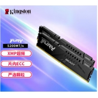 金士顿 FURY 32GB DDR5 5200MHz Beast野兽骇客神条2023年
