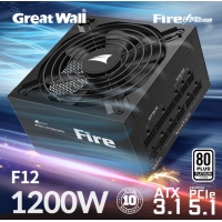 长城1200W F12白金牌全模组ATX3.1 PCIe5.1自动启停